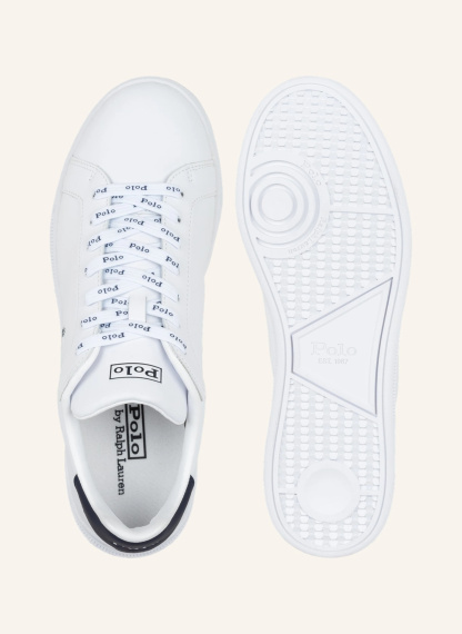 POLO RALPH LAUREN Sneaker – WEISS / DUNKELBLAU