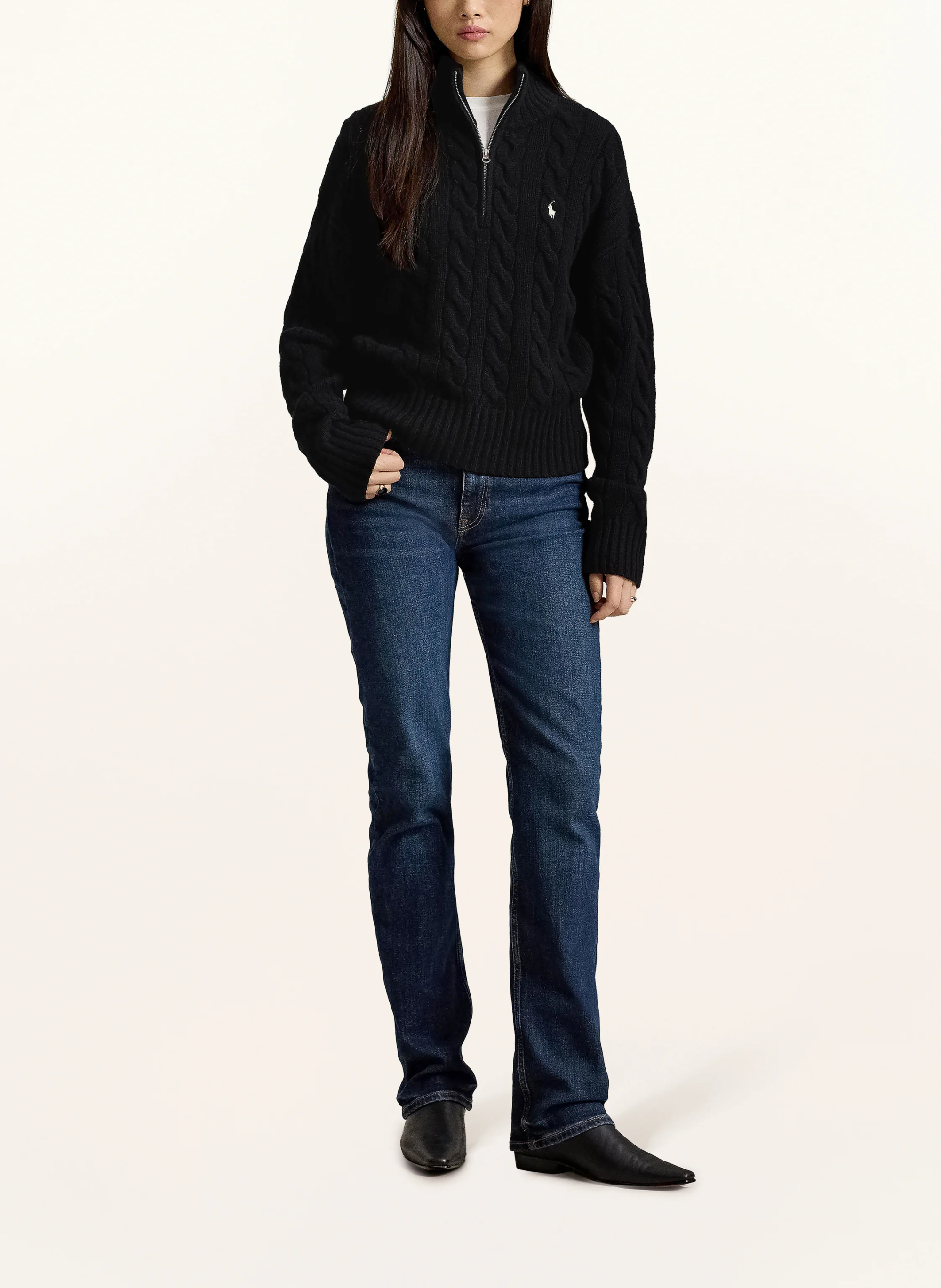 POLO RALPH LAUREN Pullover – SCHWARZ