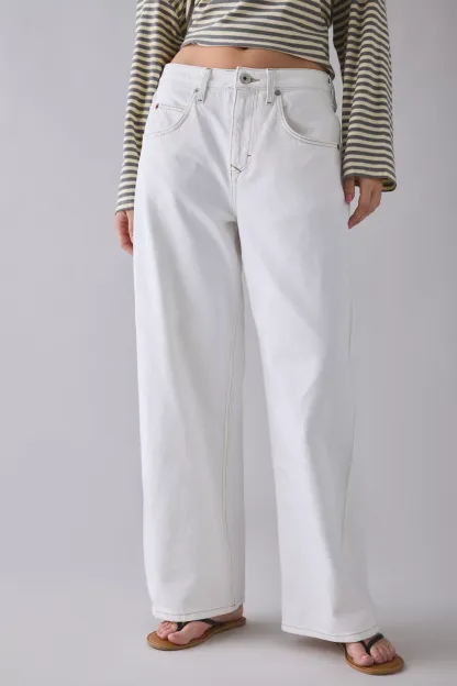 BDG Jaya Baggy Boyfriend Jeans - Off White