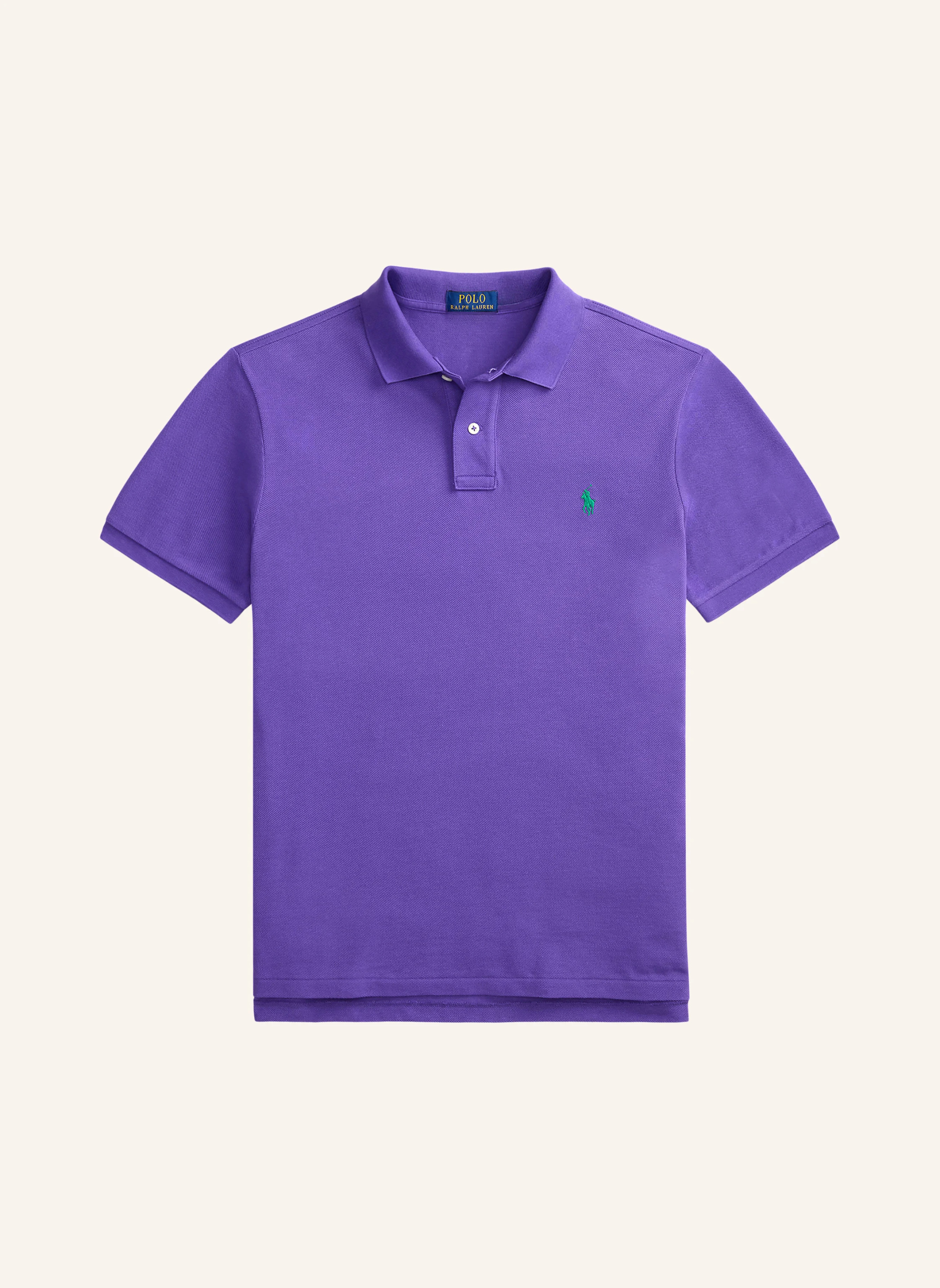 POLO RALPH LAUREN Piqué-Poloshirt Custom Slim Fit – LILA