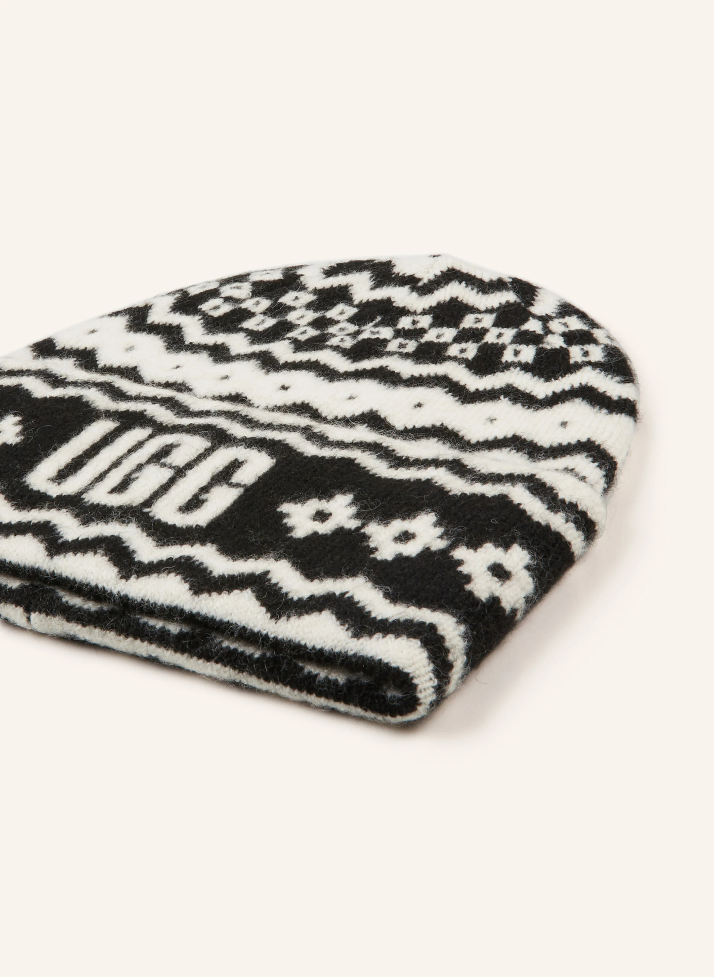 UGG Mütze – SCHWARZ / WEISS