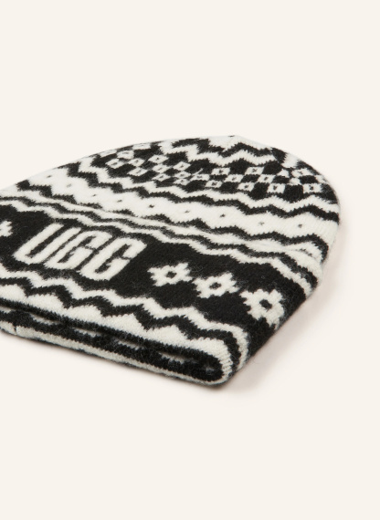 UGG Mütze – SCHWARZ / WEISS
