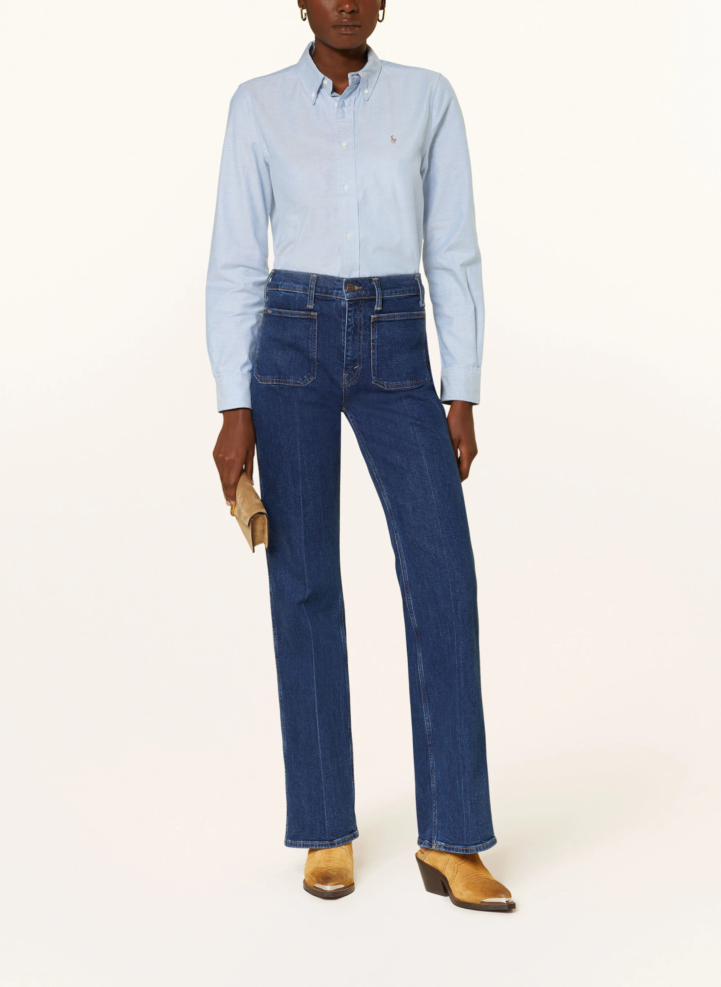 POLO RALPH LAUREN Hemdbluse – HELLBLAU