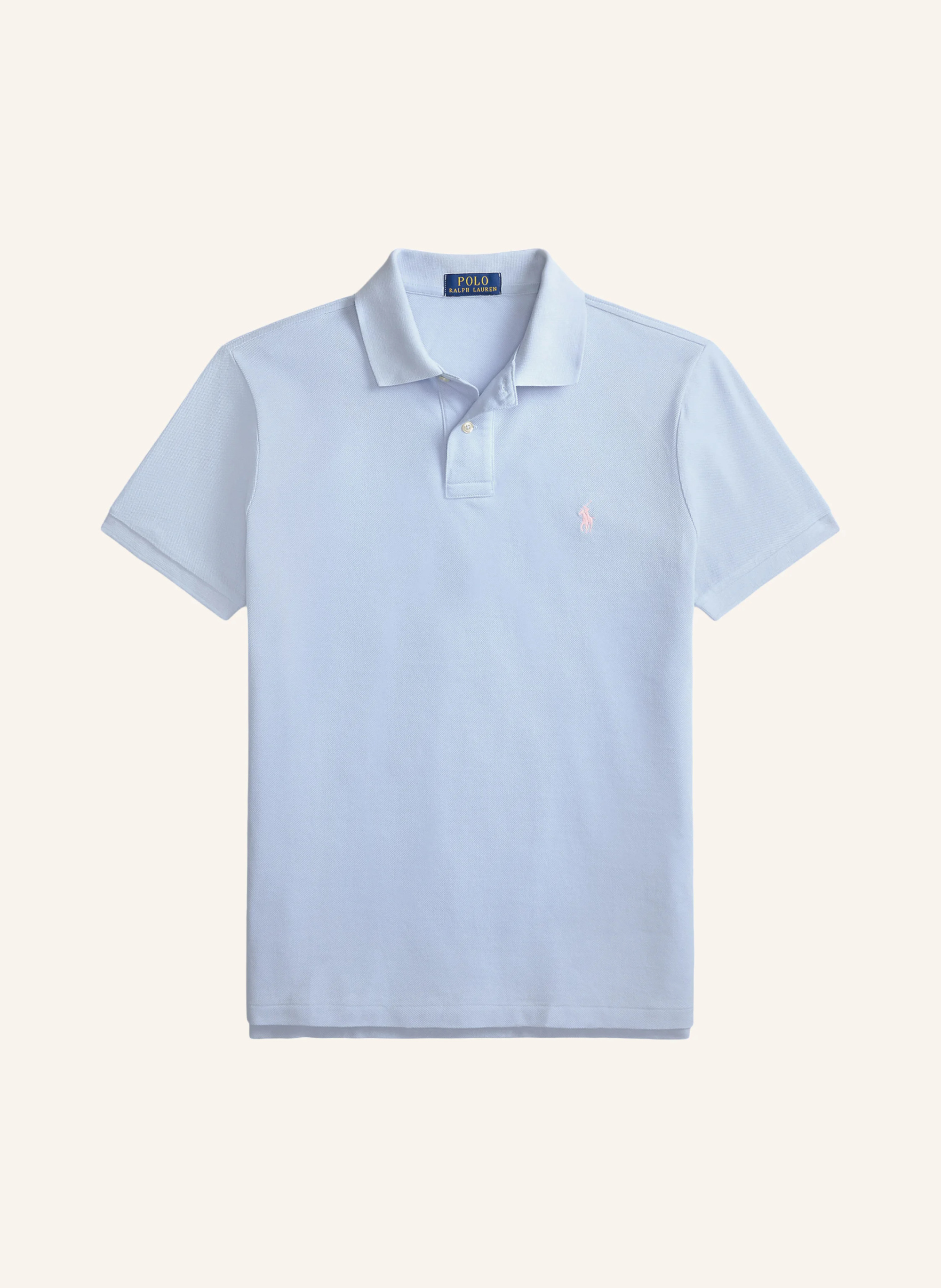POLO RALPH LAUREN Piqué-Poloshirt Custom Slim Fit – HELLBLAU (3)