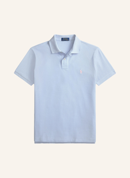 POLO RALPH LAUREN Piqué-Poloshirt Custom Slim Fit – HELLBLAU (3)