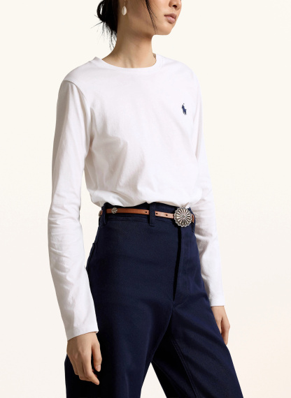 POLO RALPH LAUREN Longsleeve – WEISS