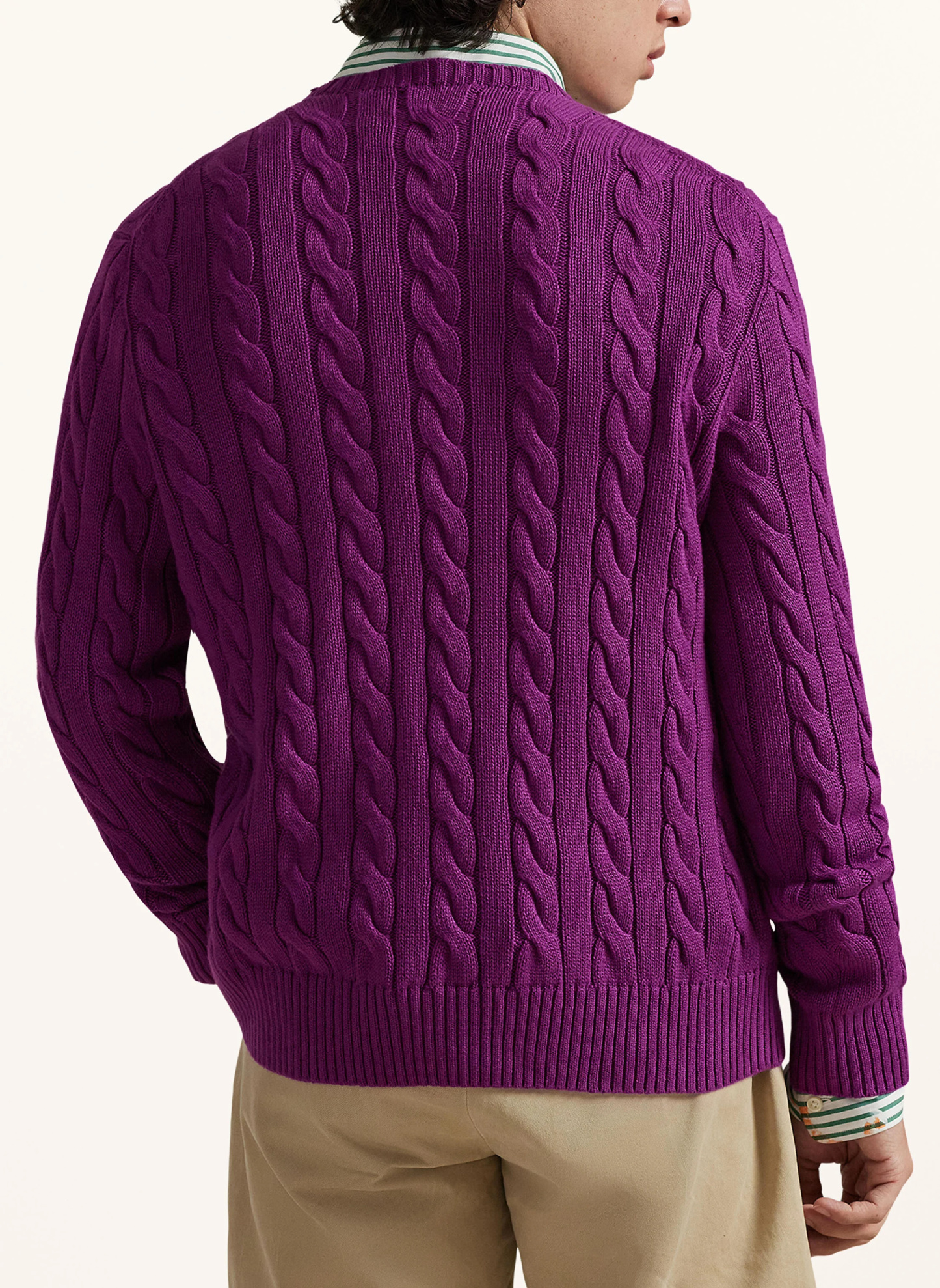 POLO RALPH LAUREN Pullover – DUNKELLILA
