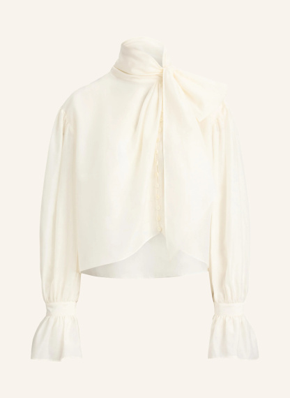 POLO RALPH LAUREN Schluppenbluse – CREME