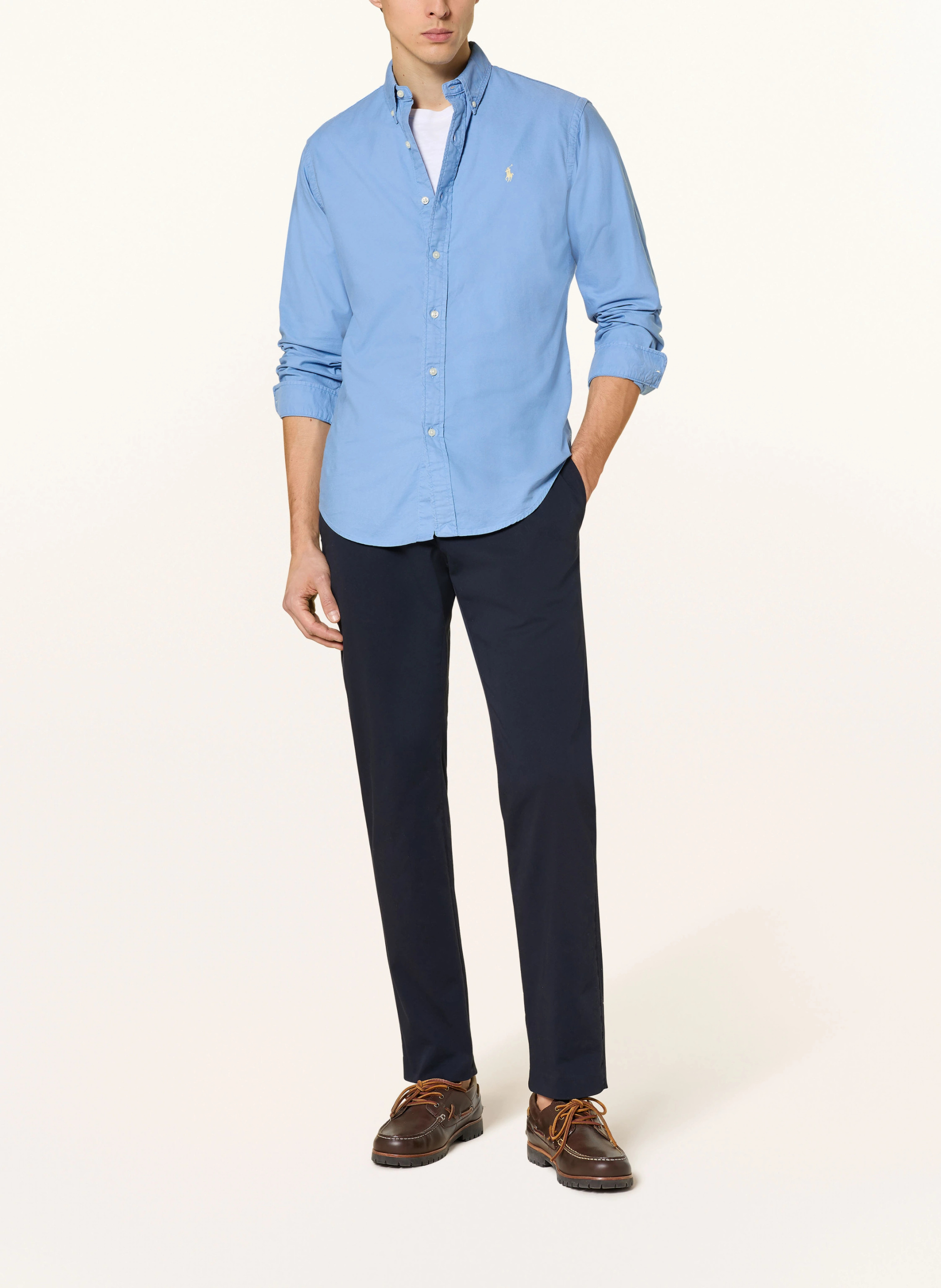 POLO RALPH LAUREN Oxfordhemd Custom Fit – BLAU