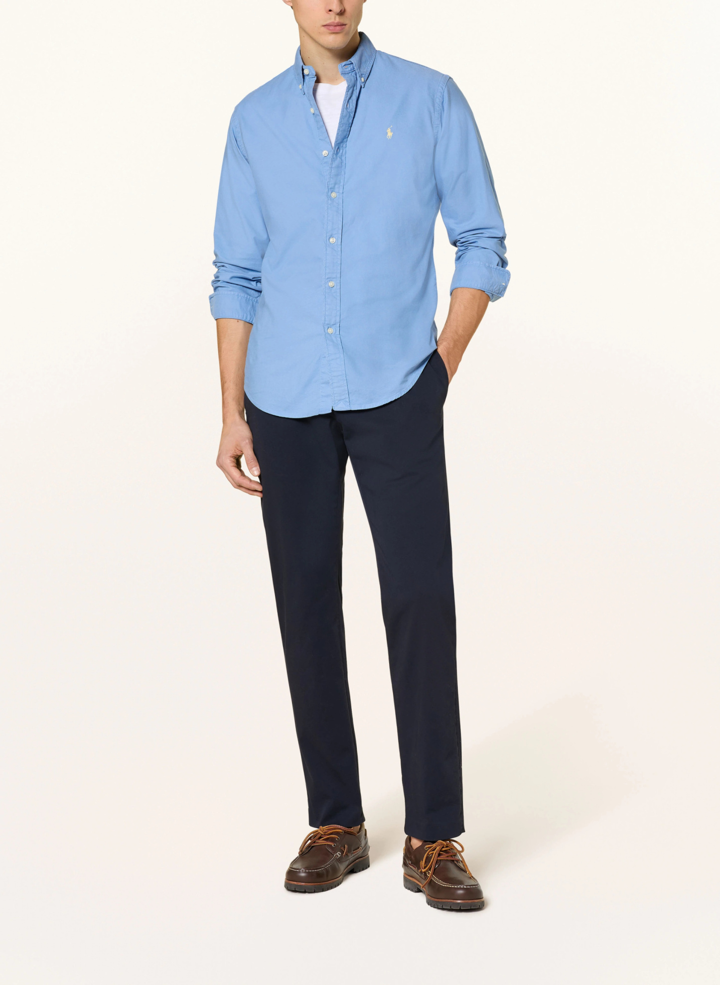 POLO RALPH LAUREN Oxfordhemd Custom Fit – BLAU