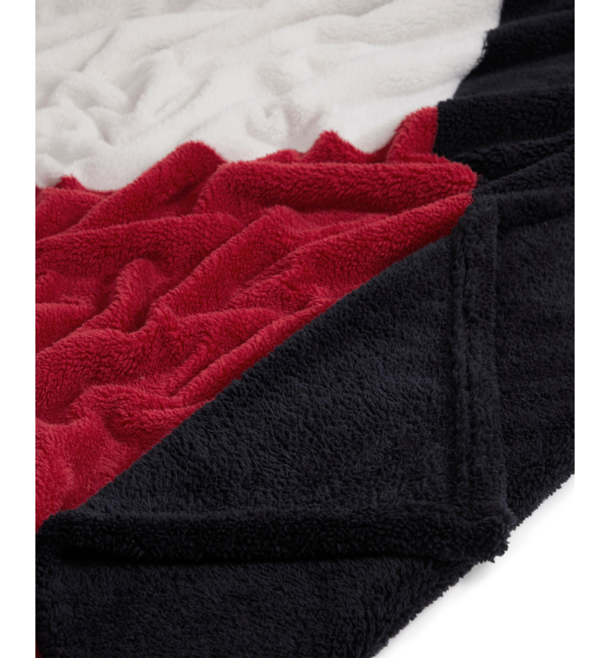Tommy Hilfiger Iconic Flag Sherpa Throw, 70" x 50" - Multi