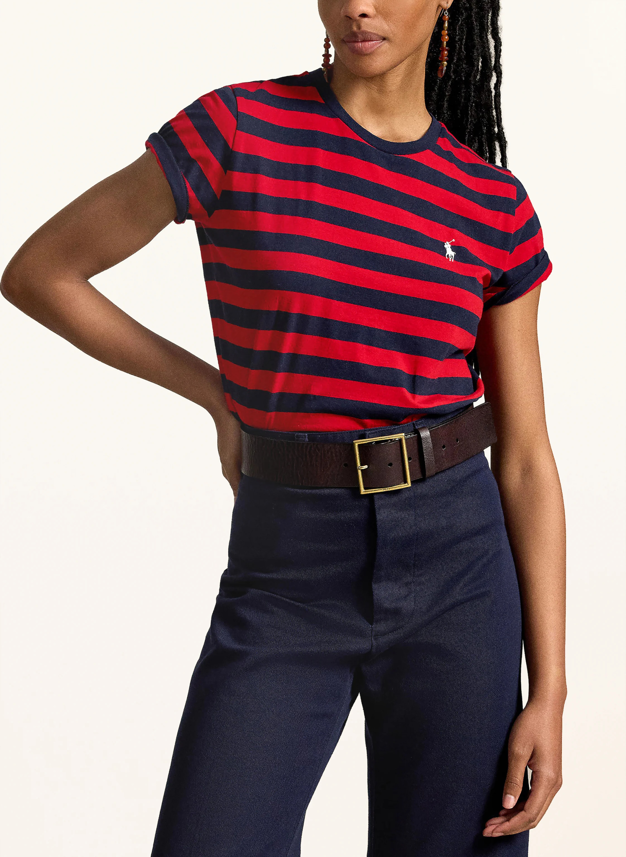 POLO RALPH LAUREN T-Shirt – ROT / DUNKELBLAU