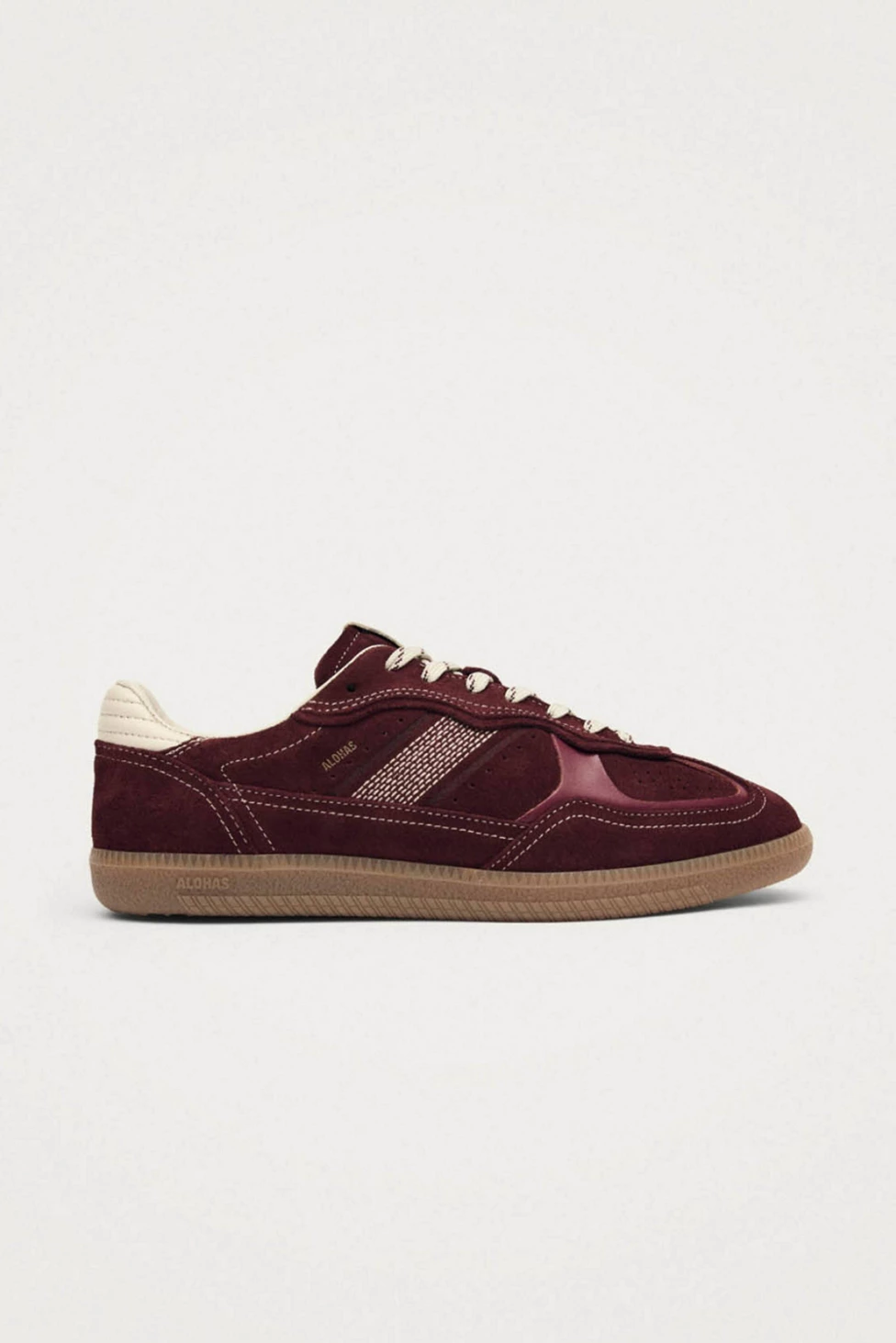 ALOHAS tb. 490 Leather Sneakers - Burgundy Cream