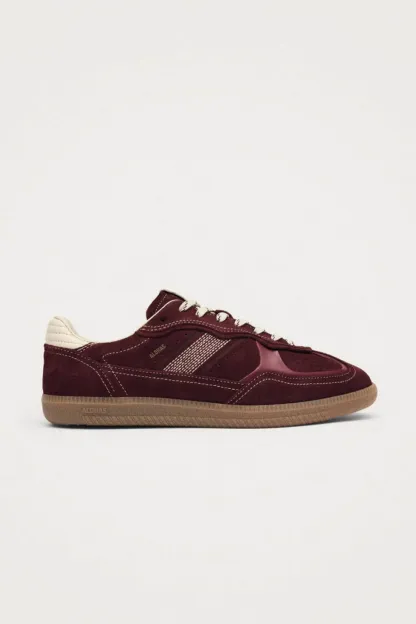 ALOHAS tb. 490 Leather Sneakers - Burgundy Cream