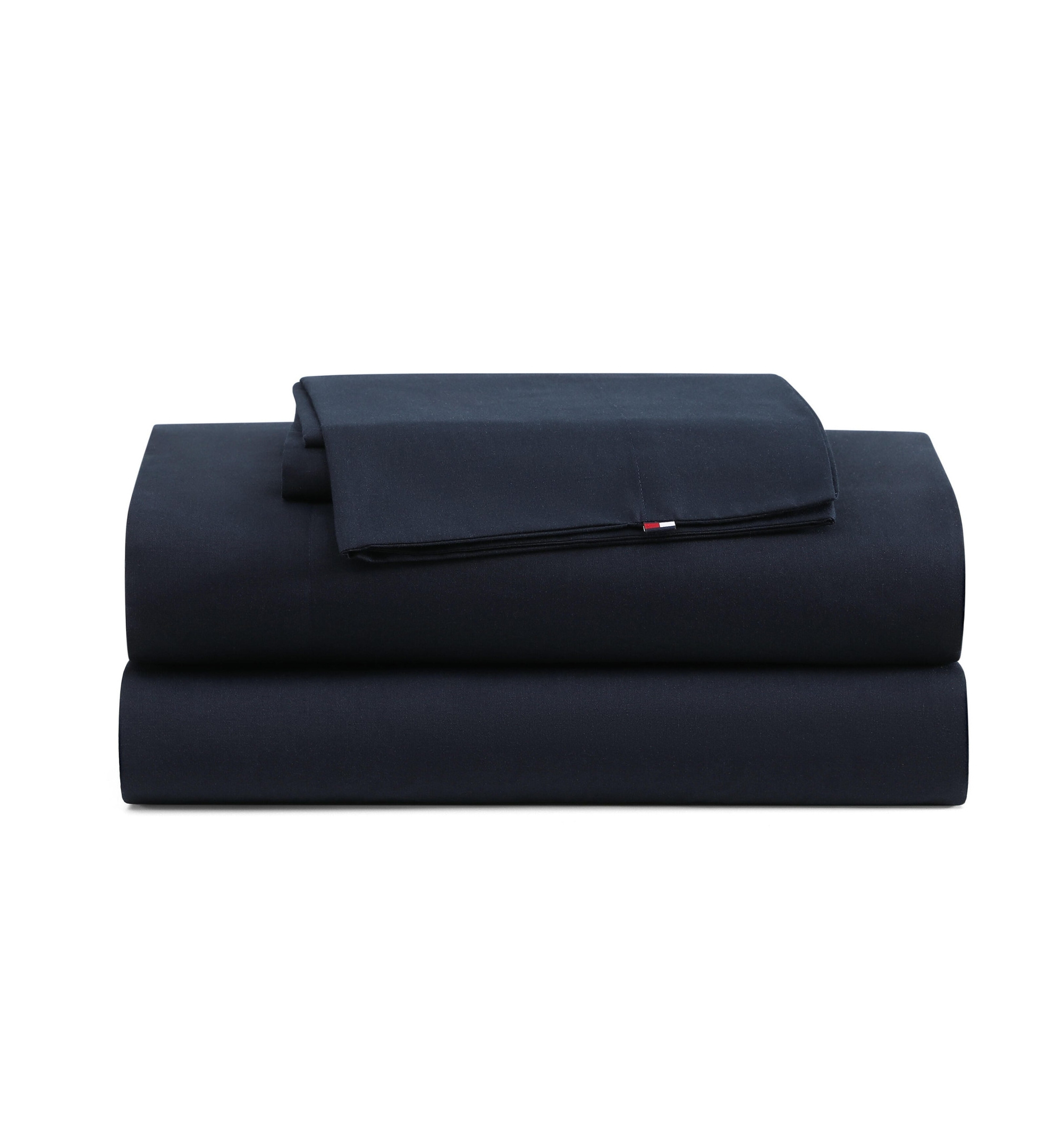 Tommy Hilfiger Performance Cooling Solid Sheet Set - Core Navy