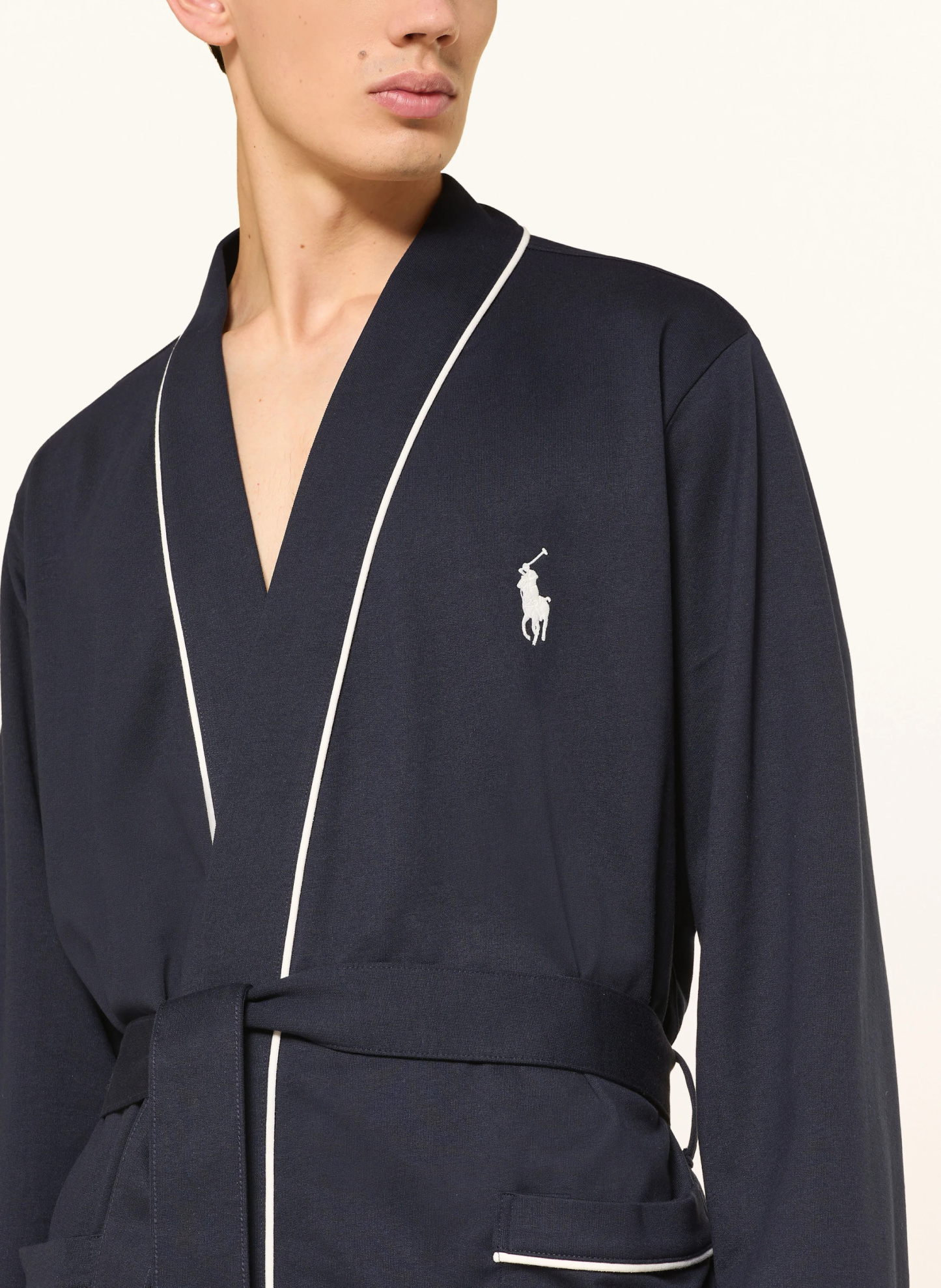 POLO RALPH LAUREN Herren-Bademantel – DUNKELBLAU