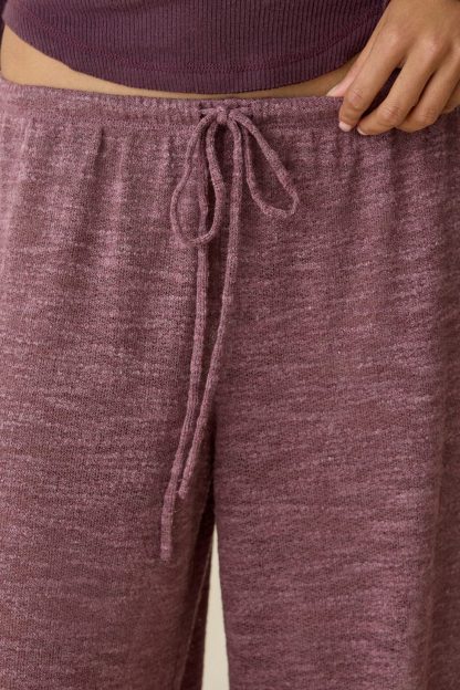 Out From Under Bella Semi-Sheer Swit Beach Pants - Washed Wine