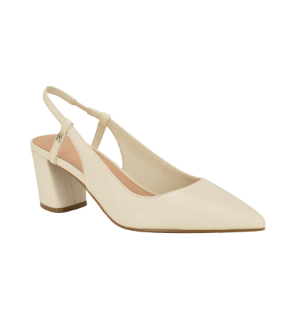 Tommy Hilfiger Women's Jezibee Block Heel Slingback Pumps - Ivory