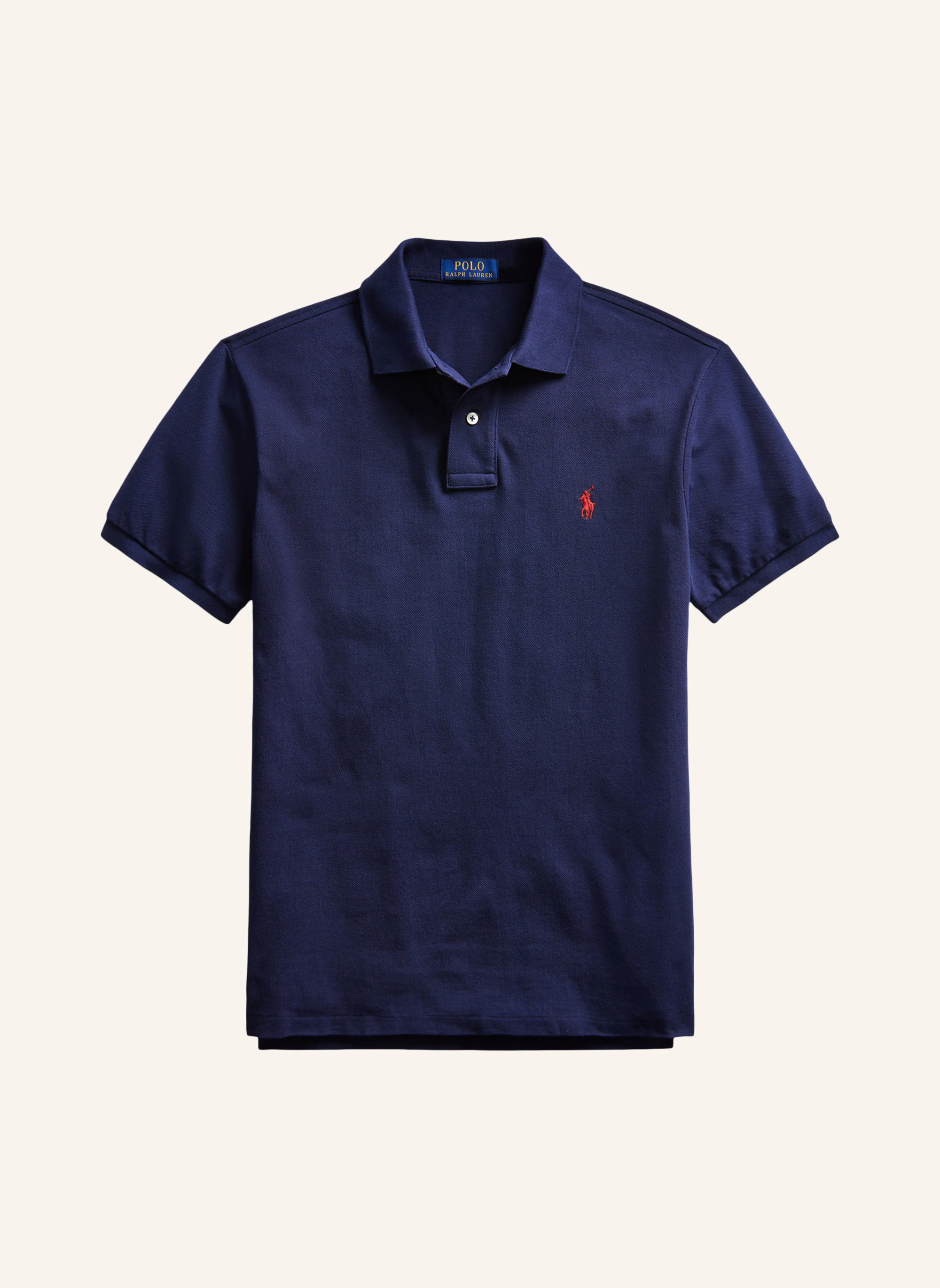 POLO RALPH LAUREN Piqué-Poloshirt Slim Fit – DUNKELBLAU (2)