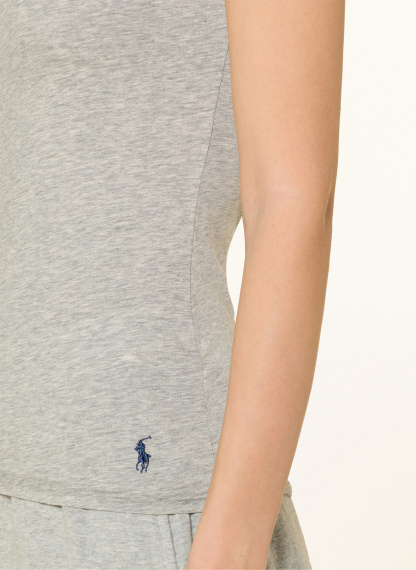 POLO RALPH LAUREN Schlafshirt – HELLGRAU