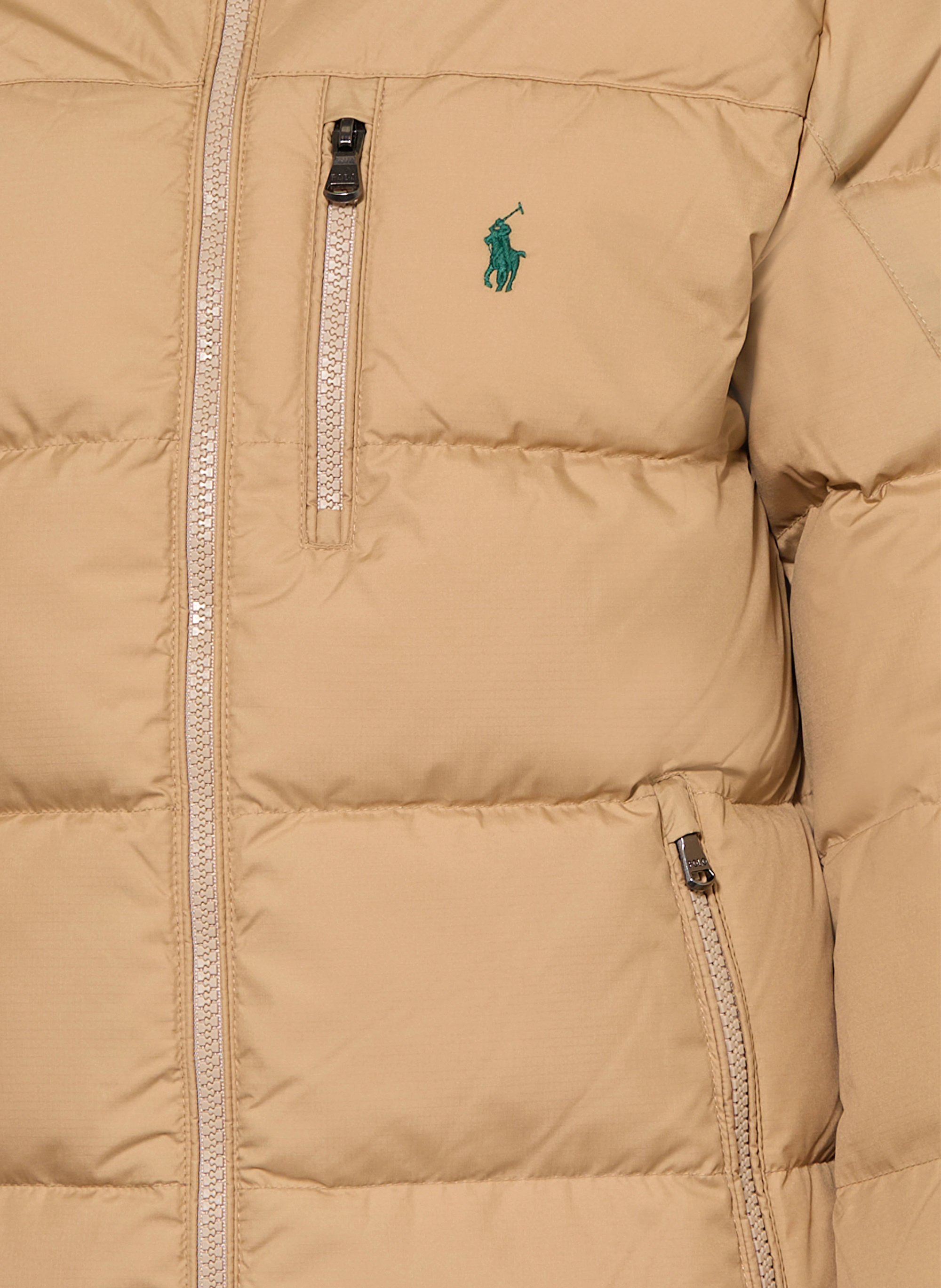 POLO RALPH LAUREN Daunenjacke mit abnehmbarer Kapuze – BEIGE