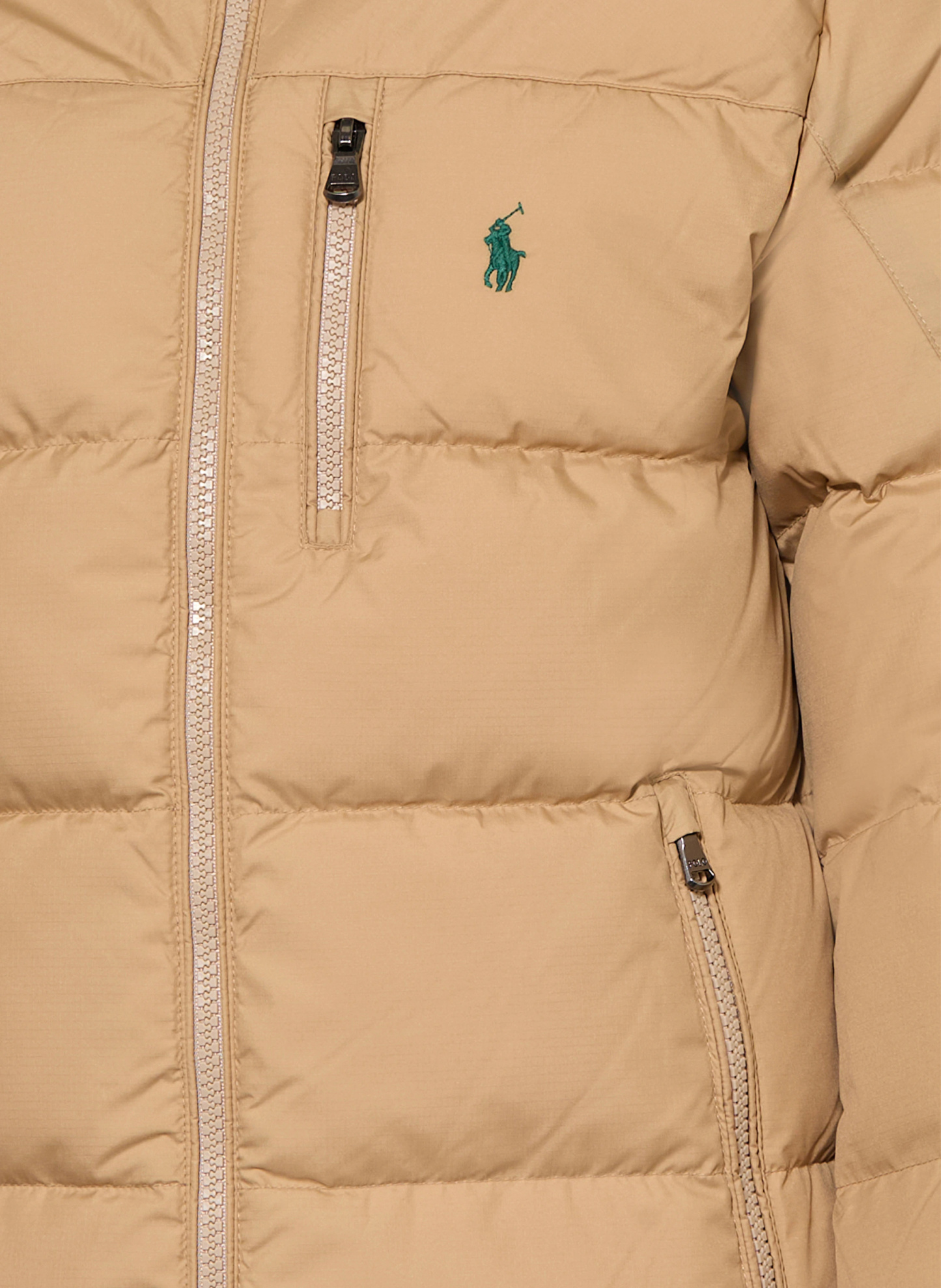 POLO RALPH LAUREN Daunenjacke mit abnehmbarer Kapuze – BEIGE