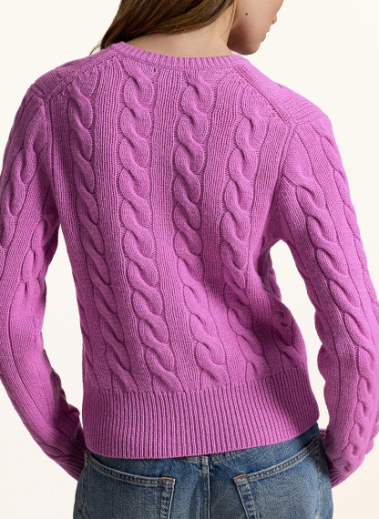 POLO RALPH LAUREN Strickjacke – FUCHSIA (2)