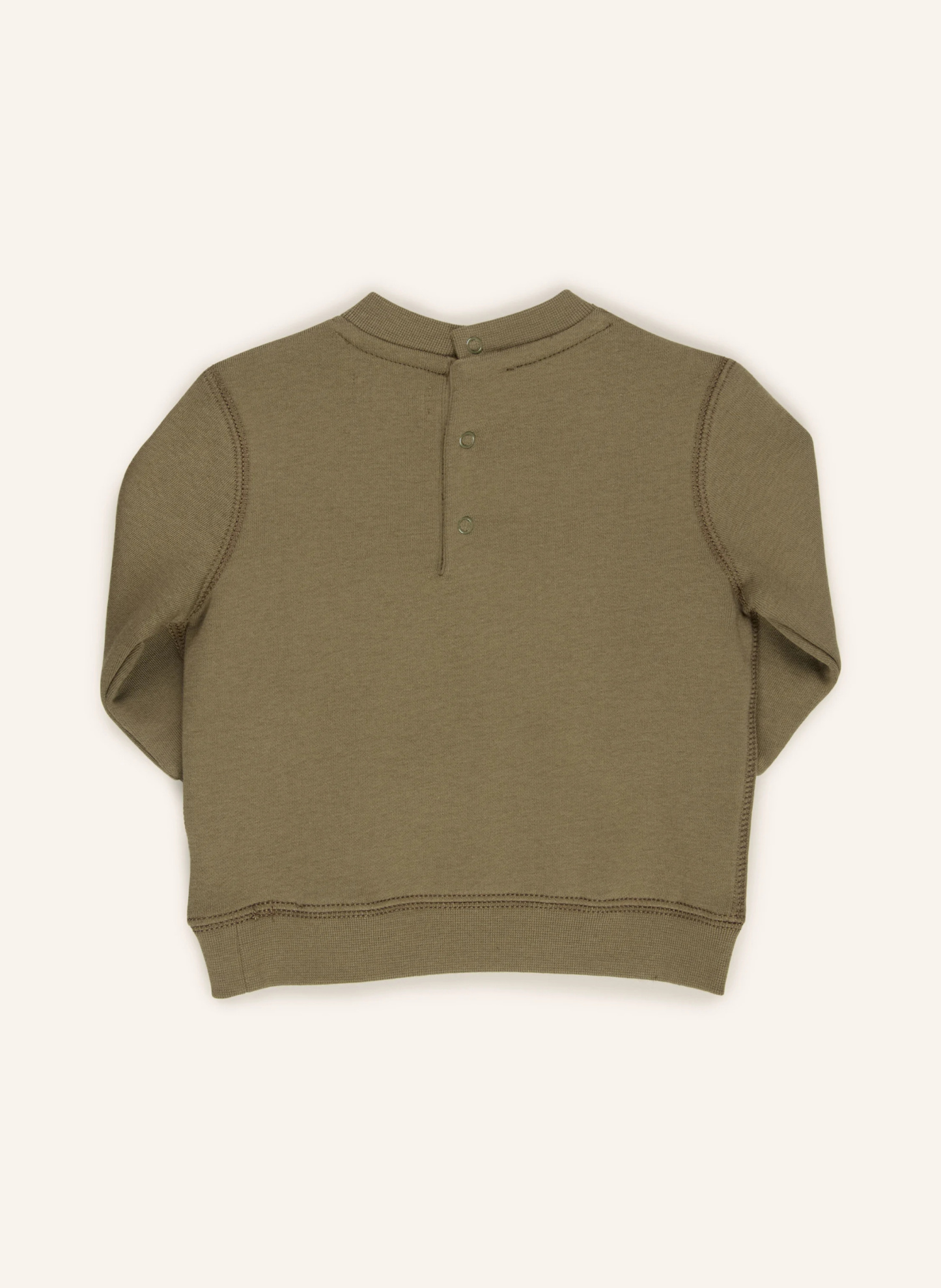 POLO RALPH LAUREN Sweatshirt – OLIV / HELLBRAUN / DUNKELORANGE