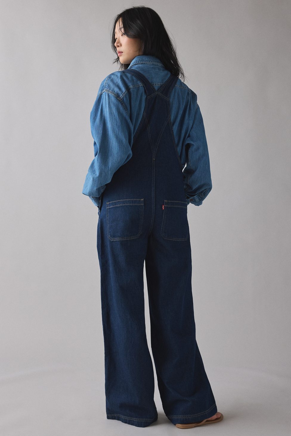 Levi's® XL Denim Overalls - Rinsed Denim