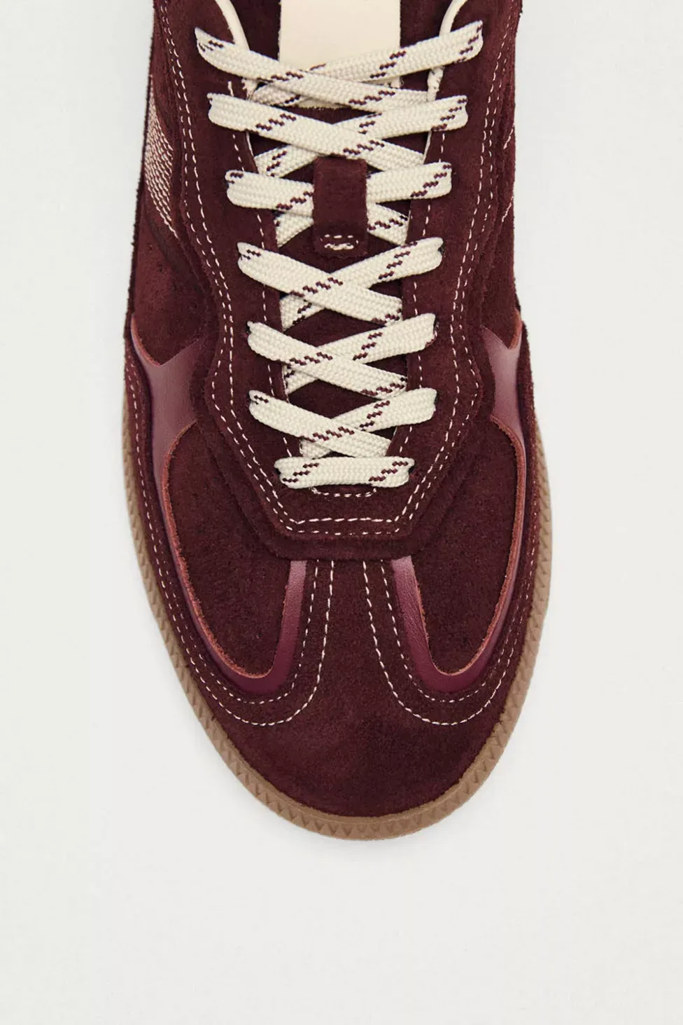 ALOHAS tb. 490 Leather Sneakers - Burgundy Cream