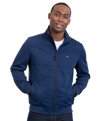 Tommy Hilfiger Men's Water Resistant Boating Regular-Fit Jacket - Navy