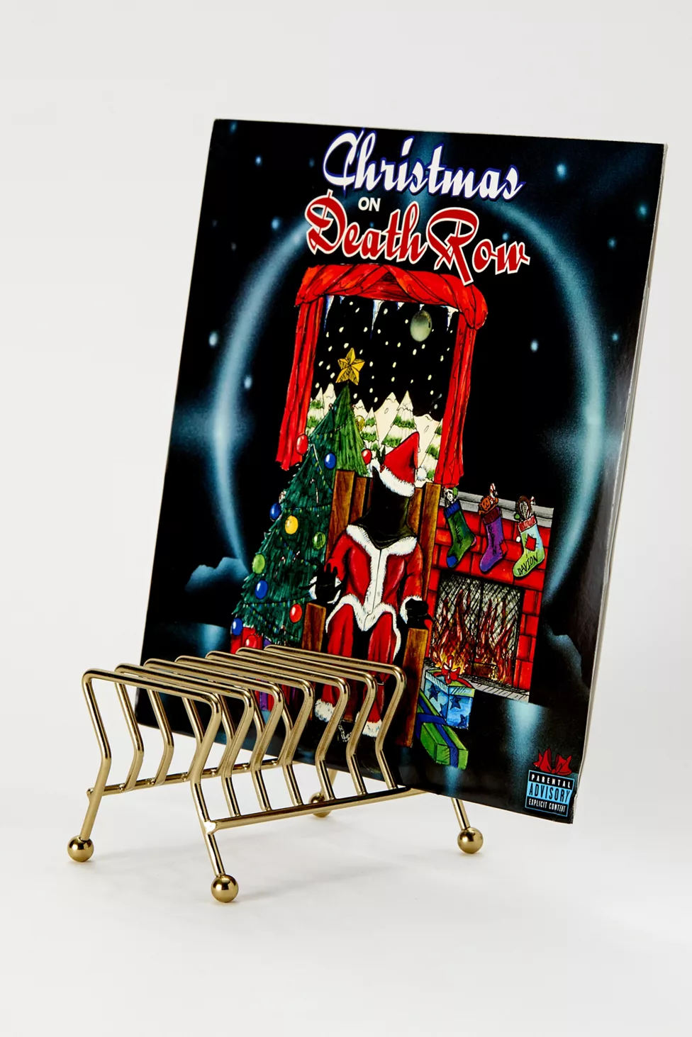 Nina Record Storage Rack - Gold