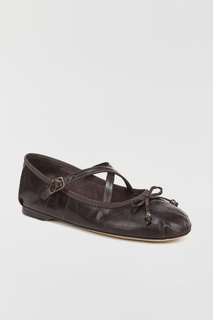 Circus NY By Sam Edelman Zuri Ballet Flats - Dark Chocolate