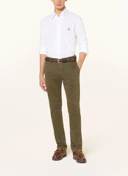 POLO RALPH LAUREN Piqué-Hemd Custom Fit – WEISS