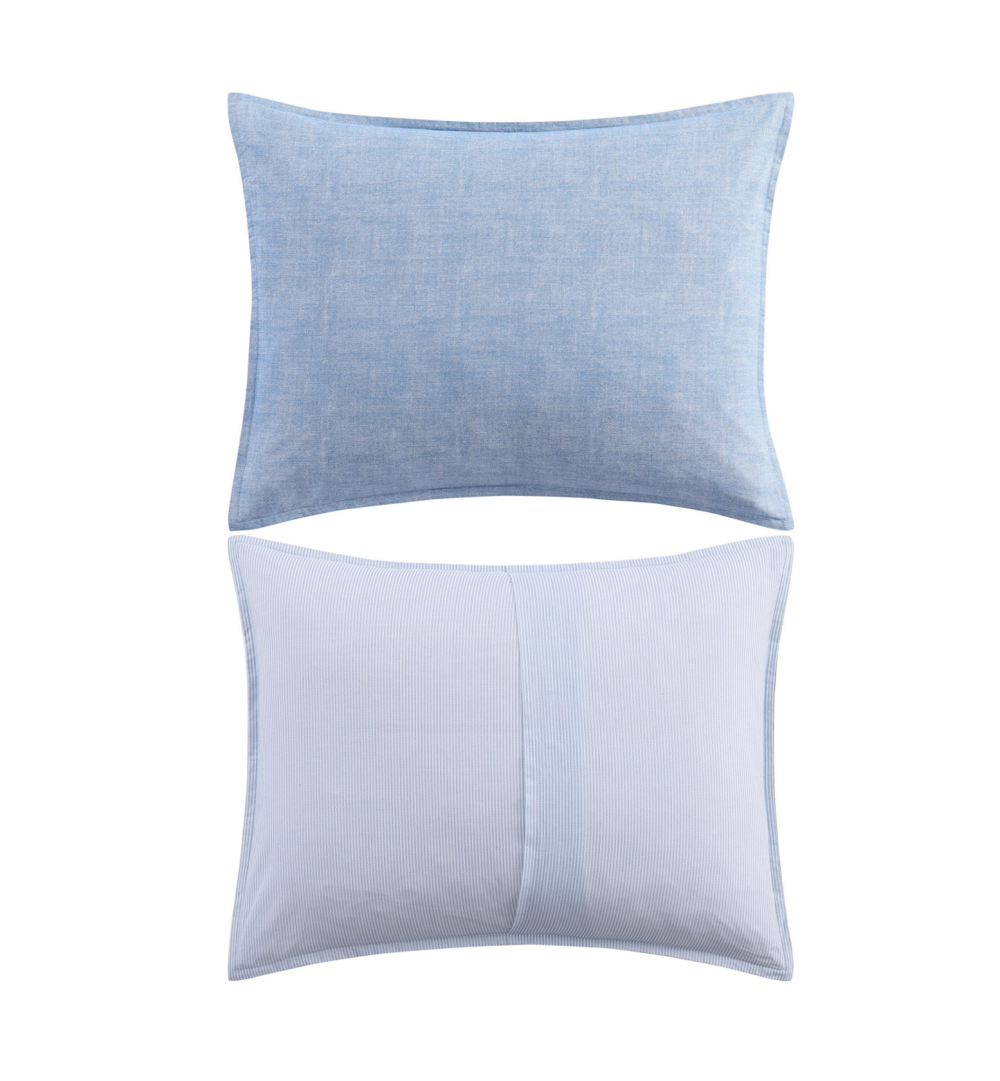 Tommy Hilfiger Classic Texture Cotton Duvet Cover Set - Stonewash Blue
