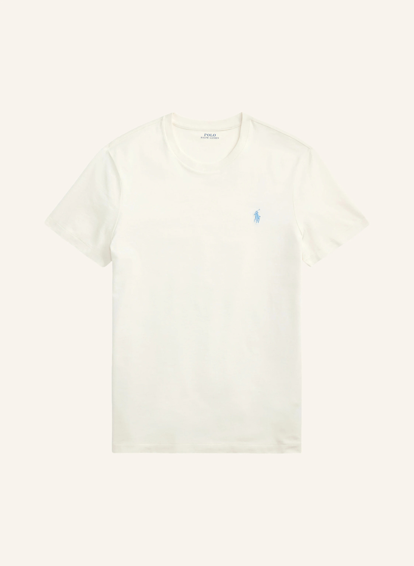POLO RALPH LAUREN T-Shirt – CREME / HELLBLAU