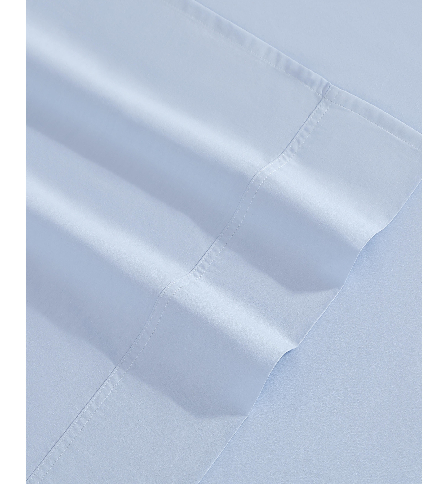 Tommy Hilfiger Solid 200-Thread Count Cotton Percale Sheet Set - Blue