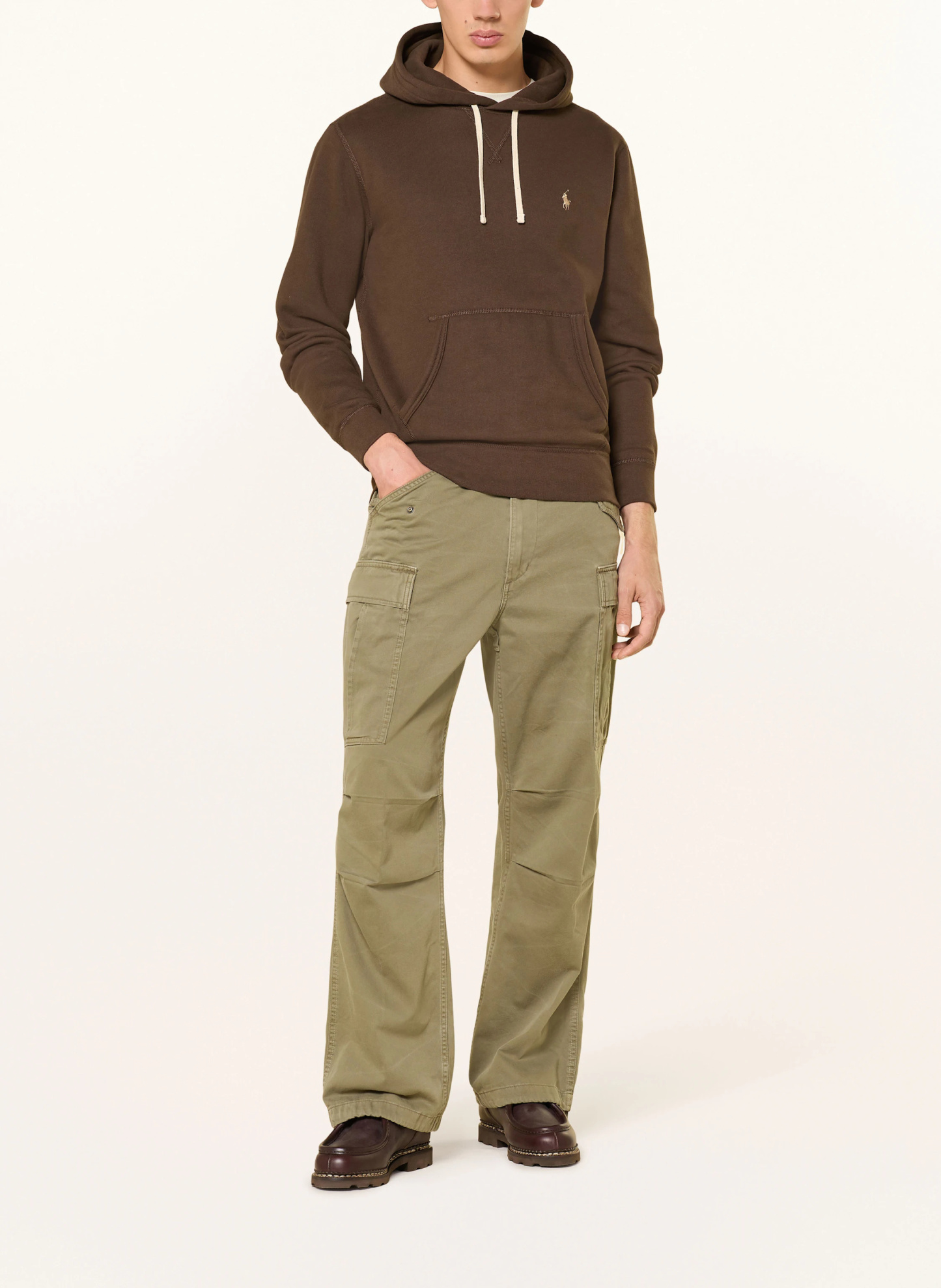 POLO RALPH LAUREN Hoodie – DUNKELBRAUN