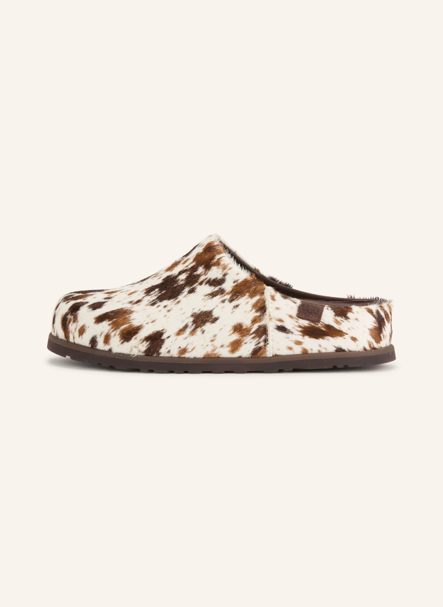 UGG Pantoletten OTZO WESTERN – CREME / DUNKELBRAUN / BRAUN
