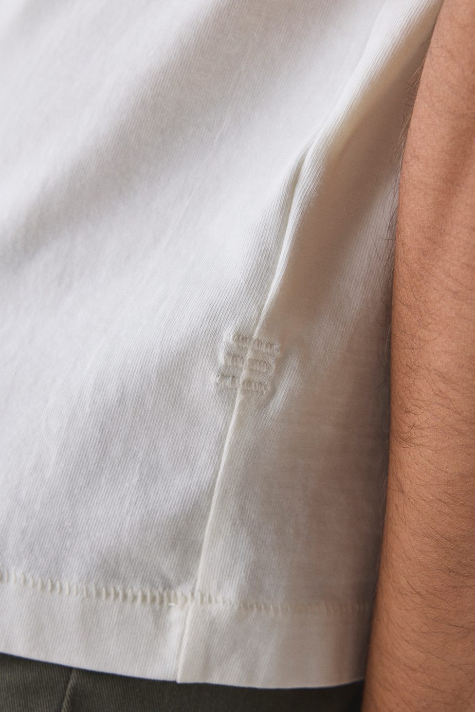 BDG Bonfire Cropped Tee - Off White
