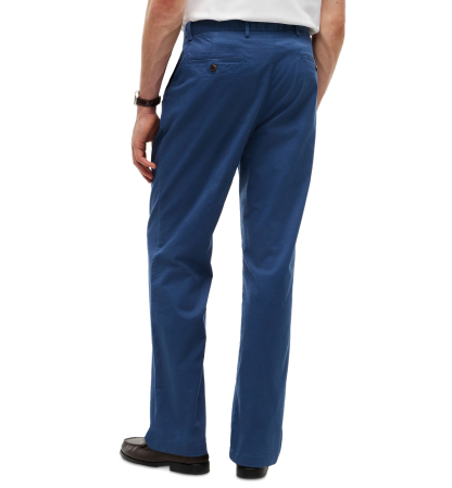 Tommy Hilfiger Men's Regular-Straight Fit Stretch Chino Pants - Aegean Sea