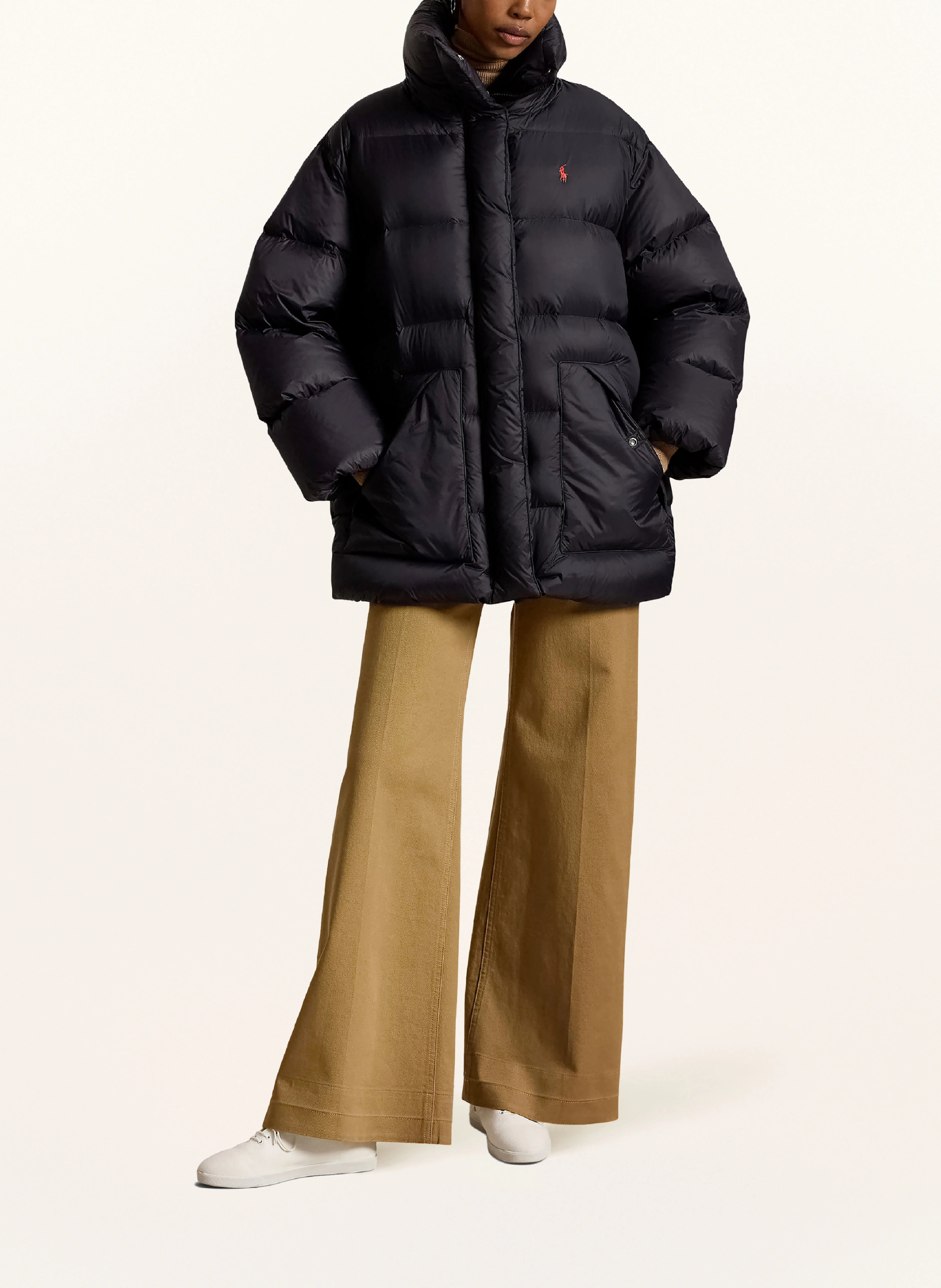 POLO RALPH LAUREN Daunenmantel – SCHWARZ