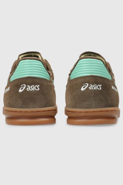 ASICS Skyhand OG Suede Sportstyle Sneakers - Brown Storm/Ice Green
