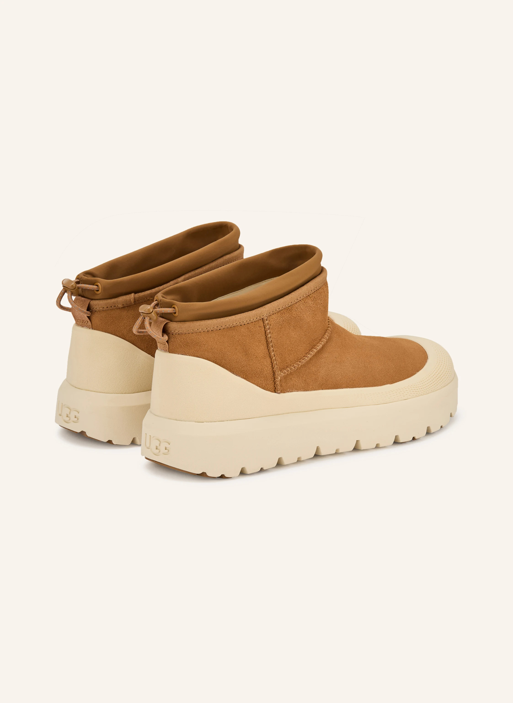 UGG Plateau-Boots CLASSIC ULTRA MINI WEATHER HYBRID – CAMEL / CREME