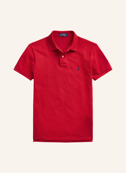 POLO RALPH LAUREN Piqué-Poloshirt Slim Fit – ROT