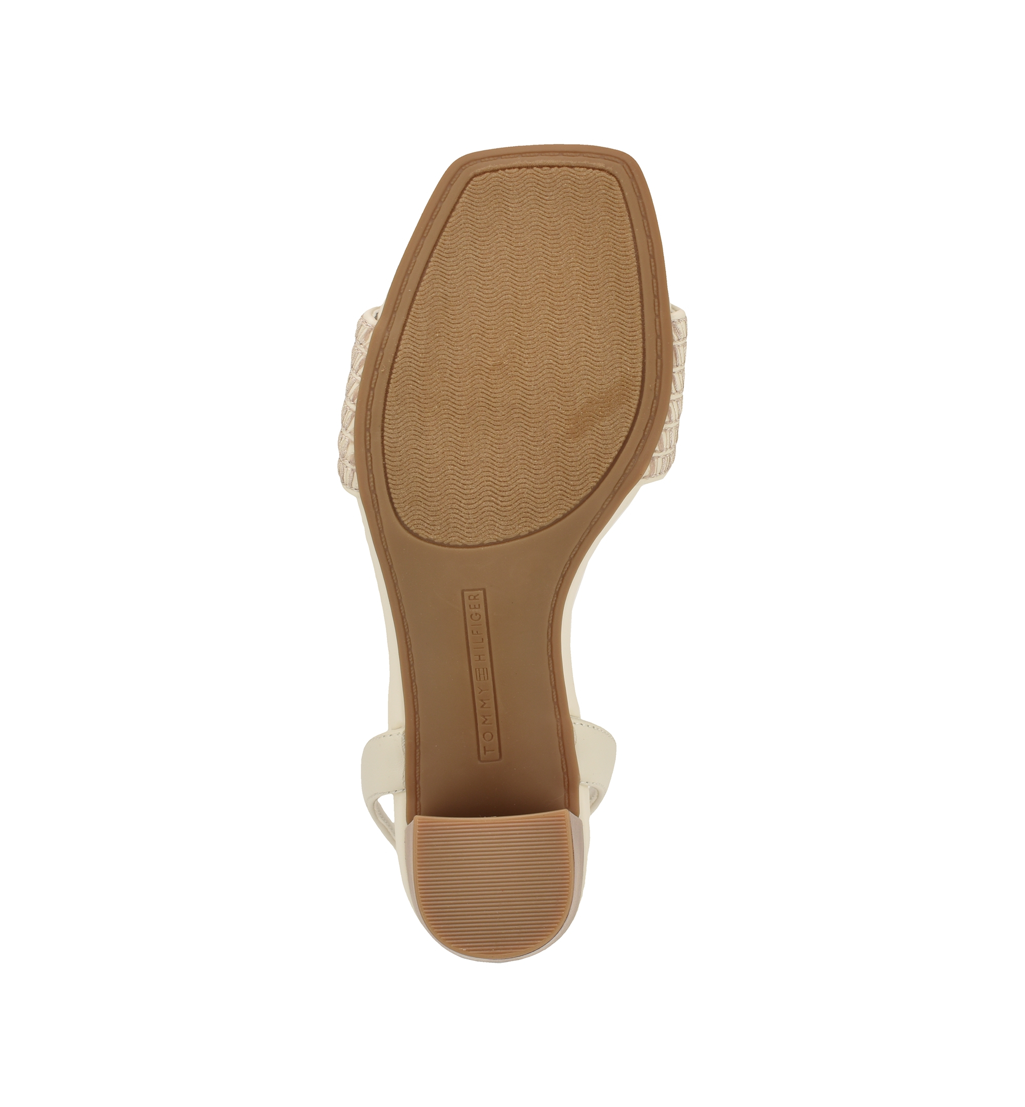 Tommy Hilfiger Women's Skilars High Block Heel Sandals - Chic Cream