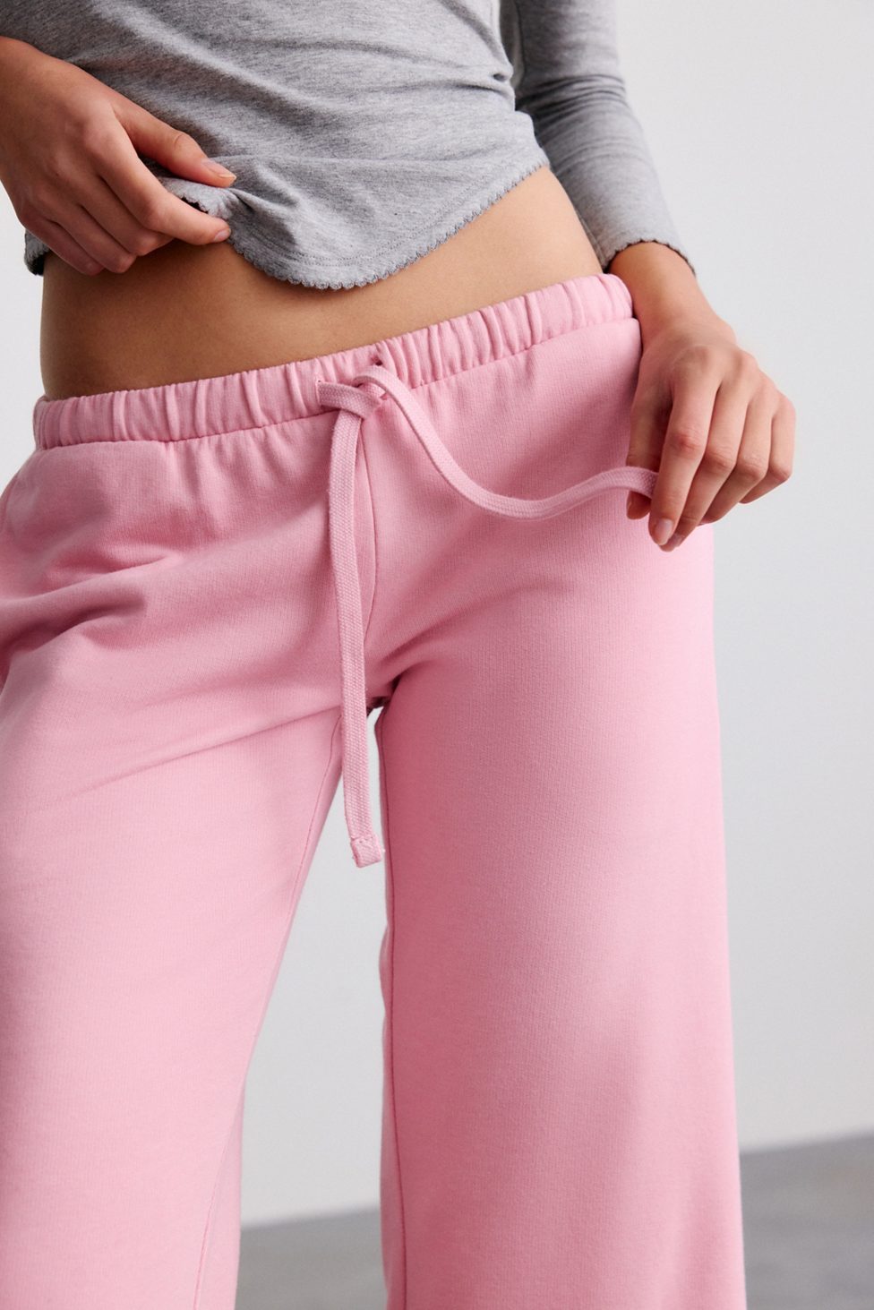 Out From Under Spring Breaker Slouch Capri Pants - Pink