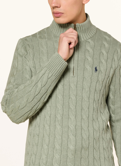 POLO RALPH LAUREN Troyer – HELLGRÜN / DUNKELBLAU
