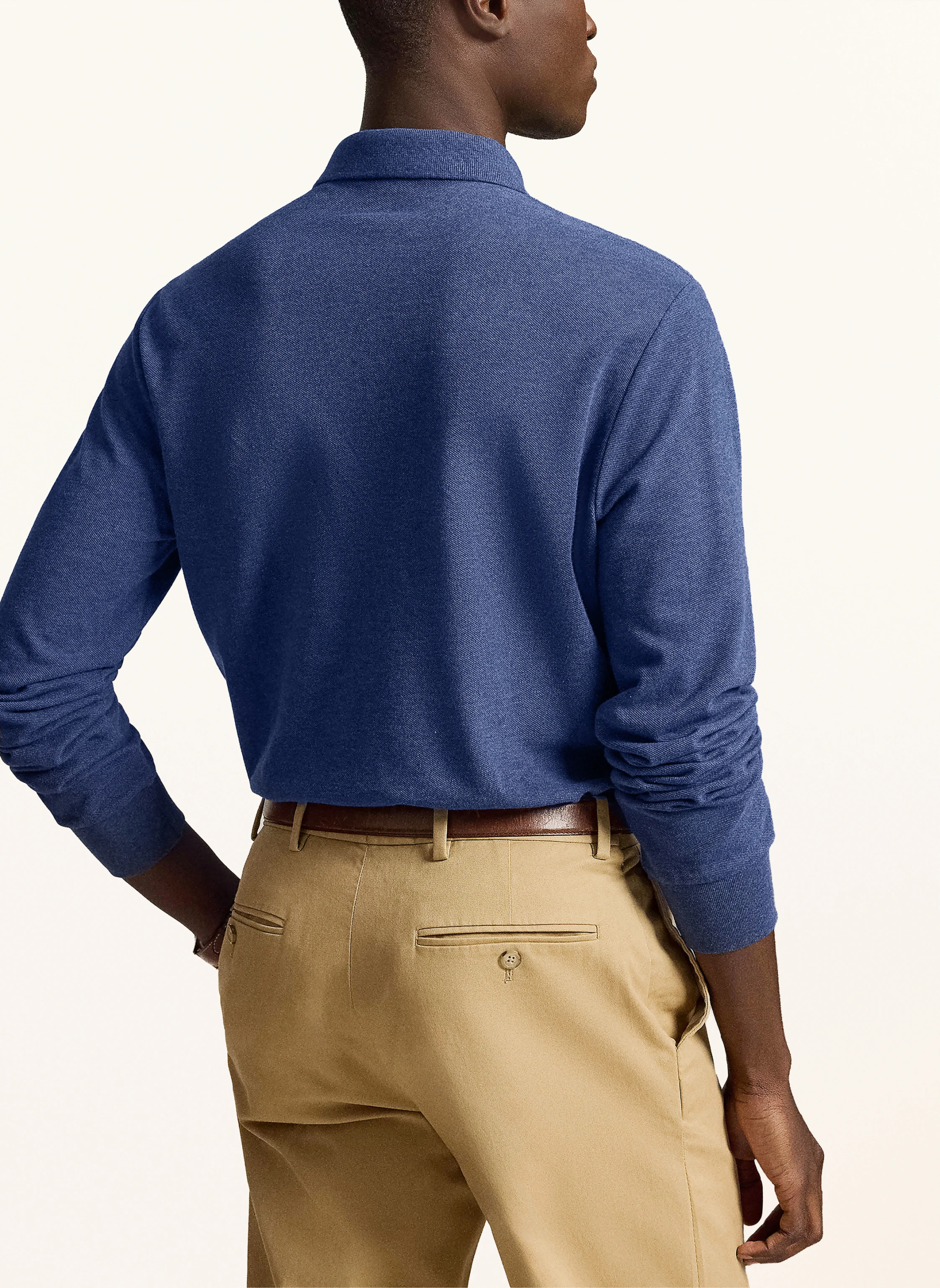POLO RALPH LAUREN Piqué-Poloshirt Custom Slim Fit – BLAU (1)