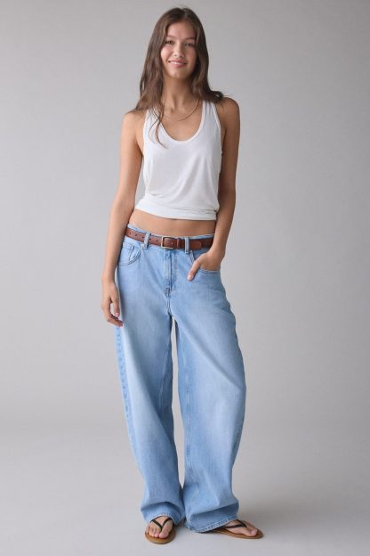 BDG Bella Baggy Comfort Stretch Jeans - Bella Vista Indigo